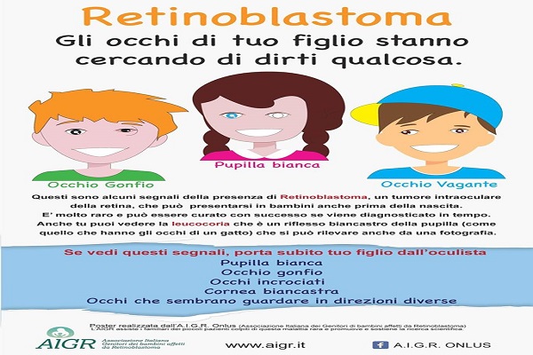 retinoblastoma bambini