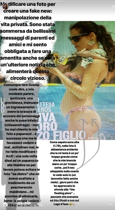 Marica Pellegrinelli in bikini: lo sfogo della moglie di Ramazzotti.